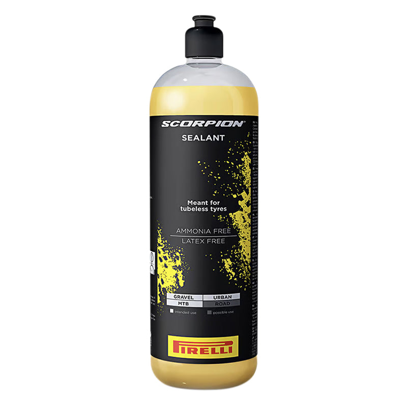 Préventif anti/crevaison Pirelli scorpion sealant tubeless (1 l) pour gravel / VTT