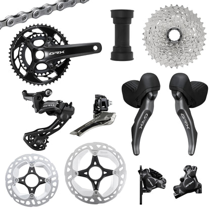 Shimano GRX820 12-speed disc gravel groupset black 48-31