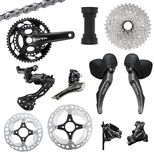 Groupe gravel Shimano GRX820 disque 12V noir 48-31