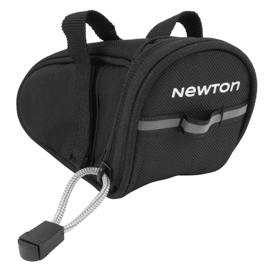 Newton 1.4L Black Velcro Bicycle Saddle Bag L 180cm x W 95cm x 80cm