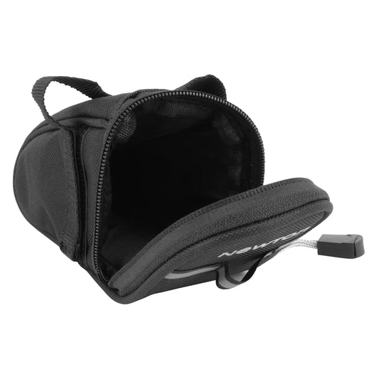 Newton 1.4L Black Velcro Bicycle Saddle Bag L 180cm x W 95cm x 80cm