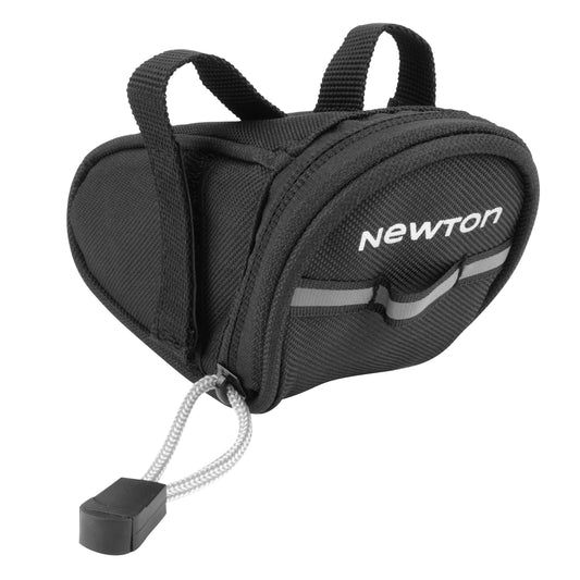 Newton 0.9l Black Bicycle Saddle Bag with Velcro Fastening L 135cm x W 95cm x 80cm