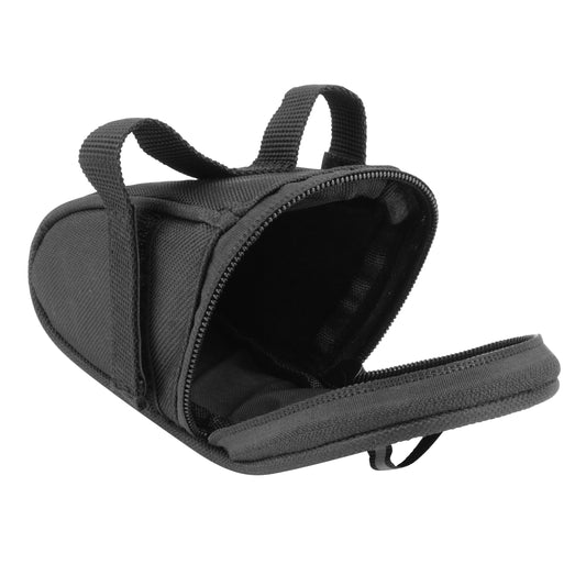 Newton 0.9l Black Bicycle Saddle Bag with Velcro Fastening L 135cm x W 95cm x 80cm