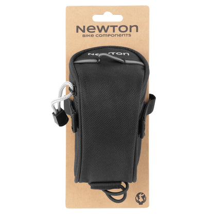 Newton 0.9l Black Bicycle Saddle Bag with Velcro Fastening L 135cm x W 95cm x 80cm