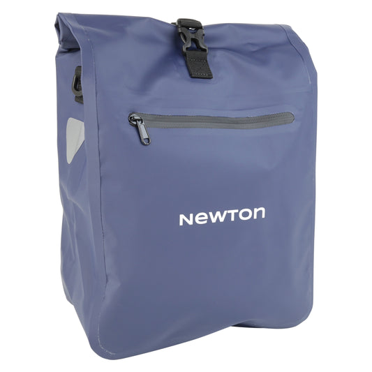 Newton 20L Blue Right-Left Side Pannier Bicycle Bag Shoulder Bag Hook and Loop Fastener for Rack