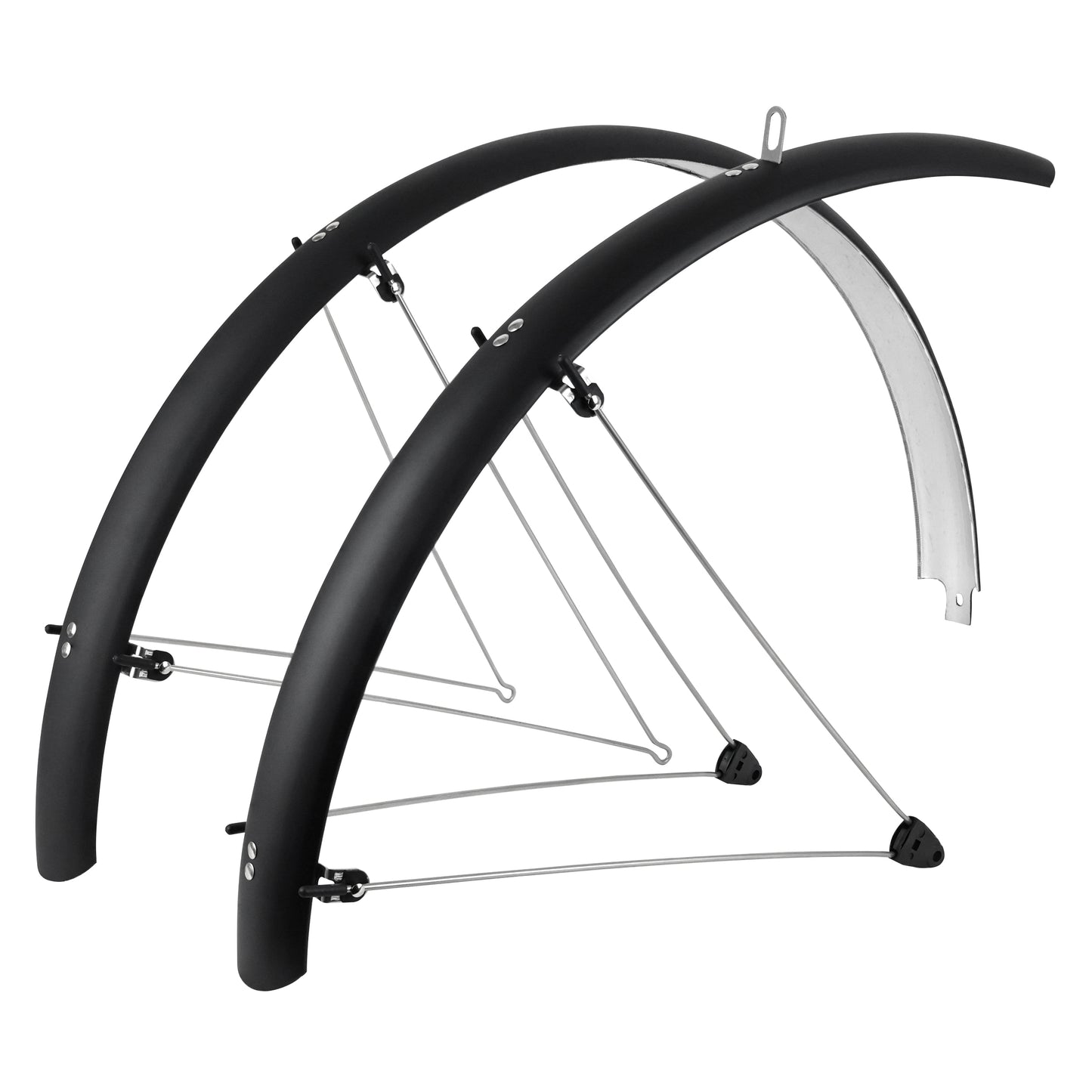Garde-boue 28" Stronglight Tour tringles 54 mm noir mat (paire)