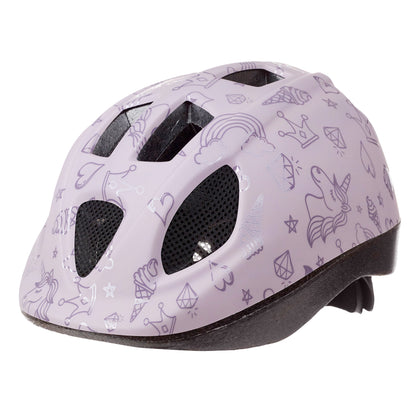 Polisport fantasy purple kids' bike helmet