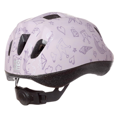 Polisport fantasy purple kids' bike helmet
