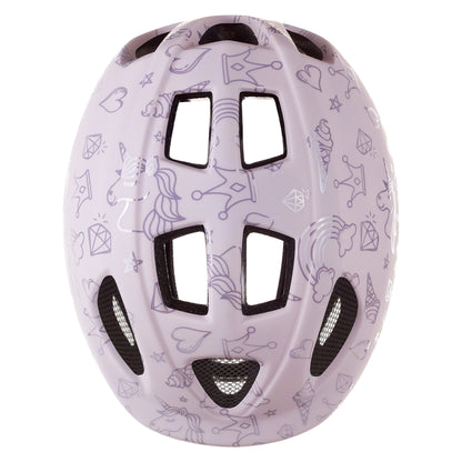 Polisport fantasy purple kids' bike helmet