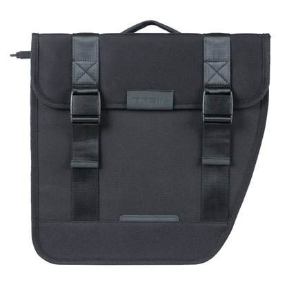 Basil double bike pannier tour 28l black 34x14x34cm luggage rack mounting mik system mounting