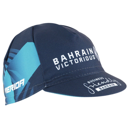 Casquette vélo équipe pro bahrain victor noir-turquoise Gist