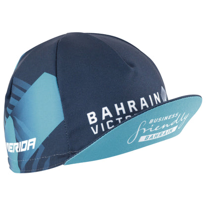 Casquette vélo équipe pro bahrain victor noir-turquoise Gist