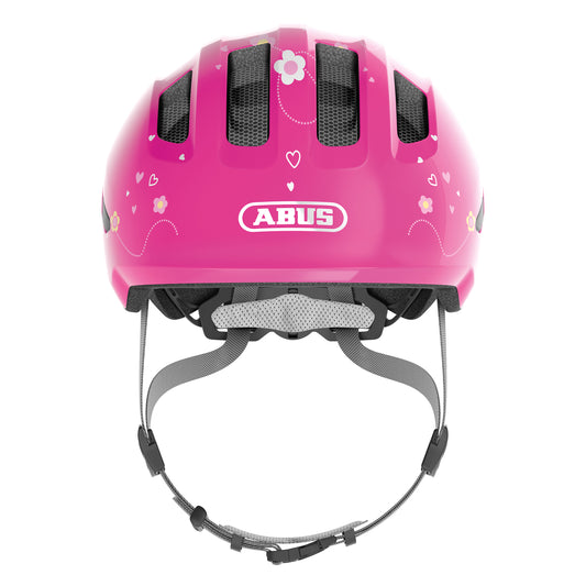 Abus Smiley 3.0 Butterfly Pink Kids' Bike Helmet