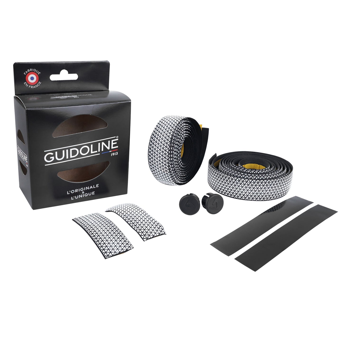 Ruban guidon VELOX Ultra Silicone 3D 3.5mm blanc