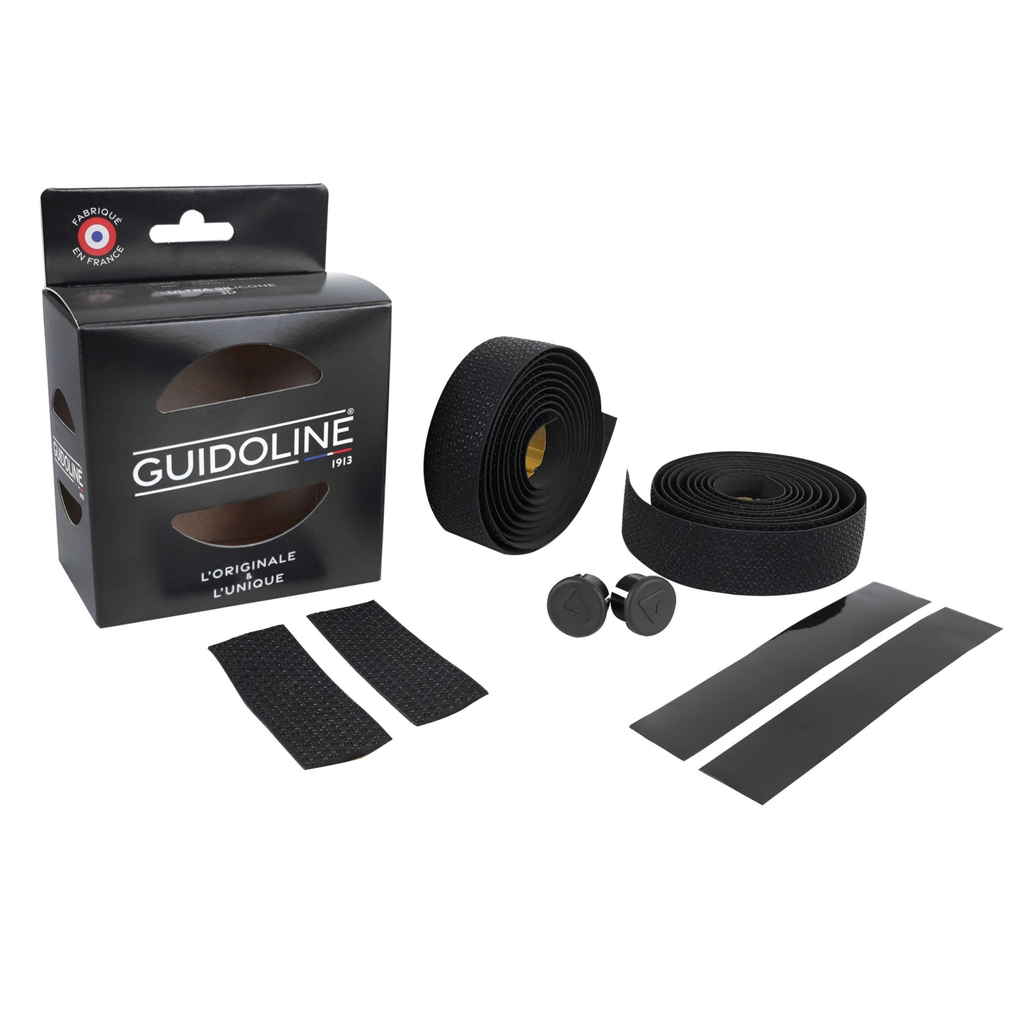 Ruban guidon VELOX Ultra Silicone 3D 3.5mm noir