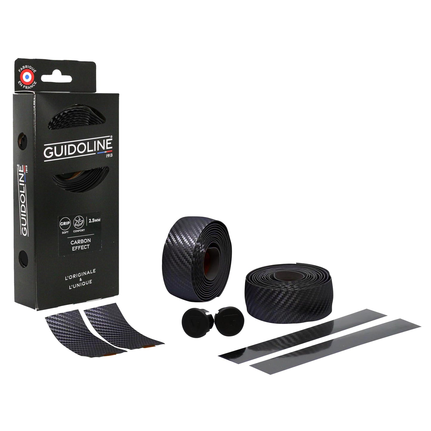 Ruban guidon VELOX Carbone 2.5mm noir