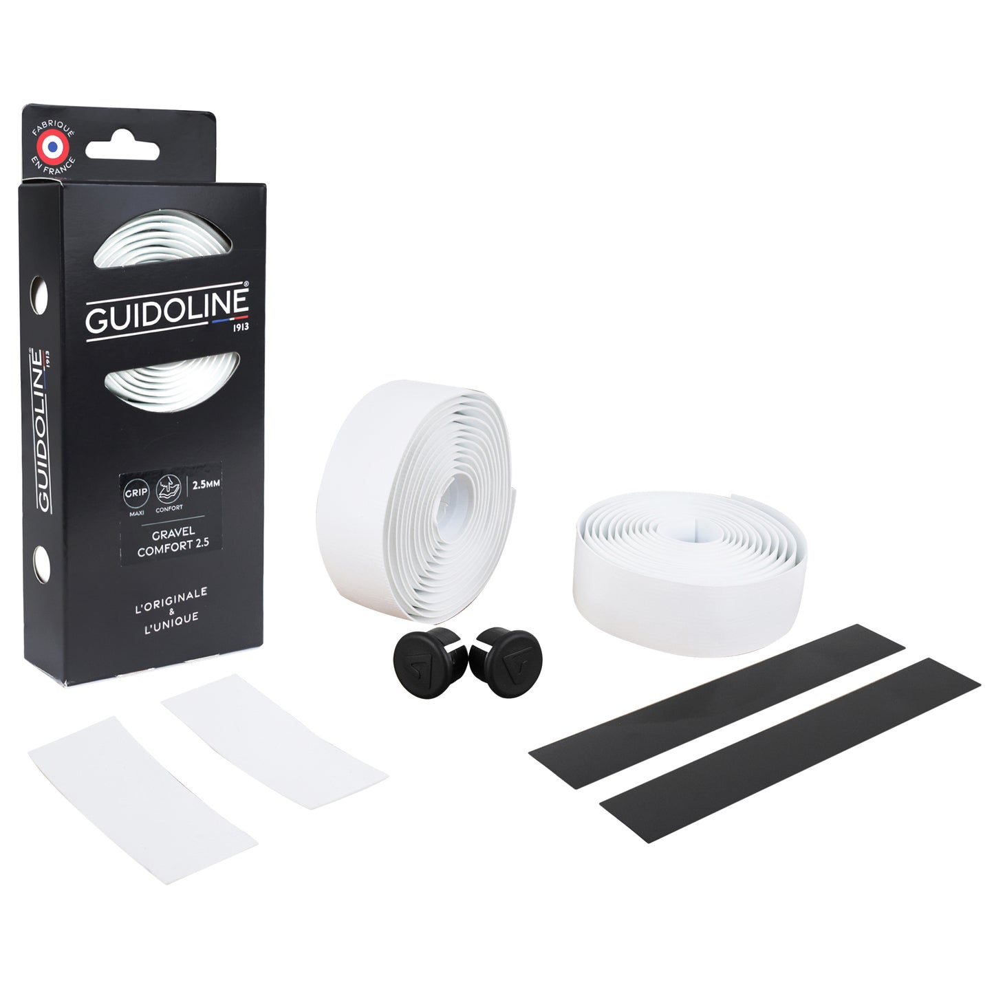 Ruban guidon VELOX Gravel confort 2.5mm blanc