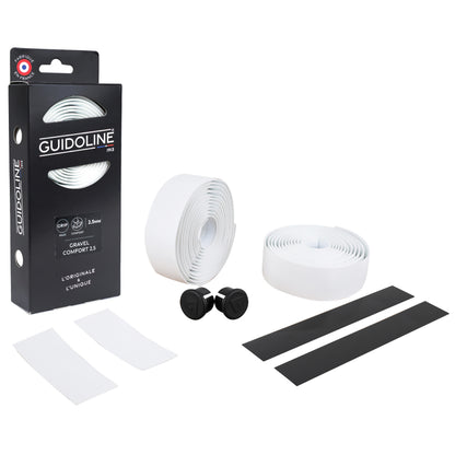 Ruban guidon VELOX Gravel confort 2.5mm blanc