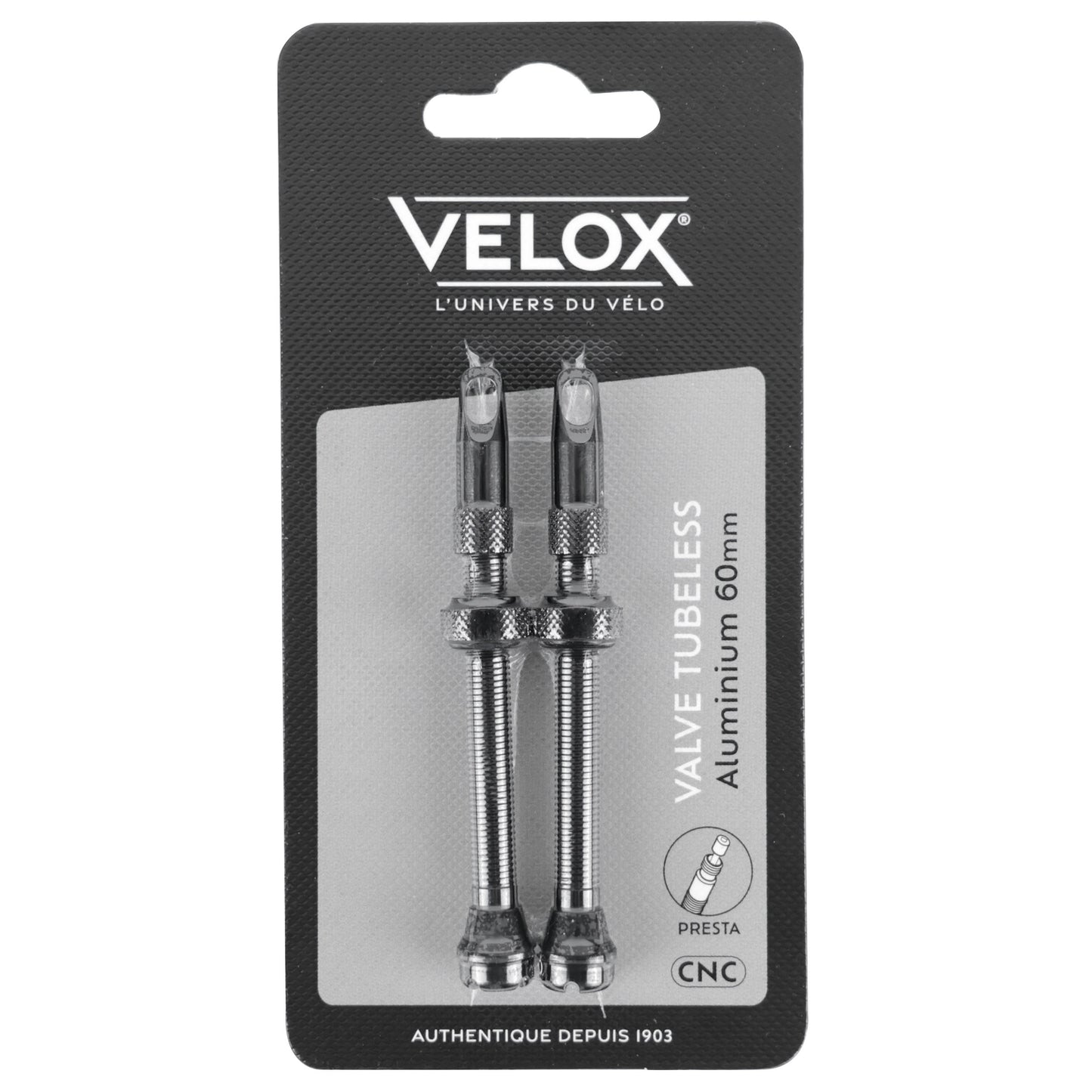 Valve tubeless Presta Velox 60 mm compatible Bosch