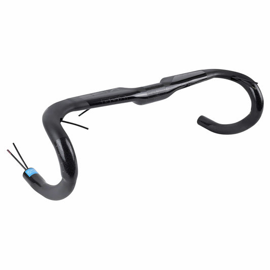 Cintre Route pro vibe aero compact carbone noir l 42 extérieur (axe-axe 42cm) pour potence 31.8mm