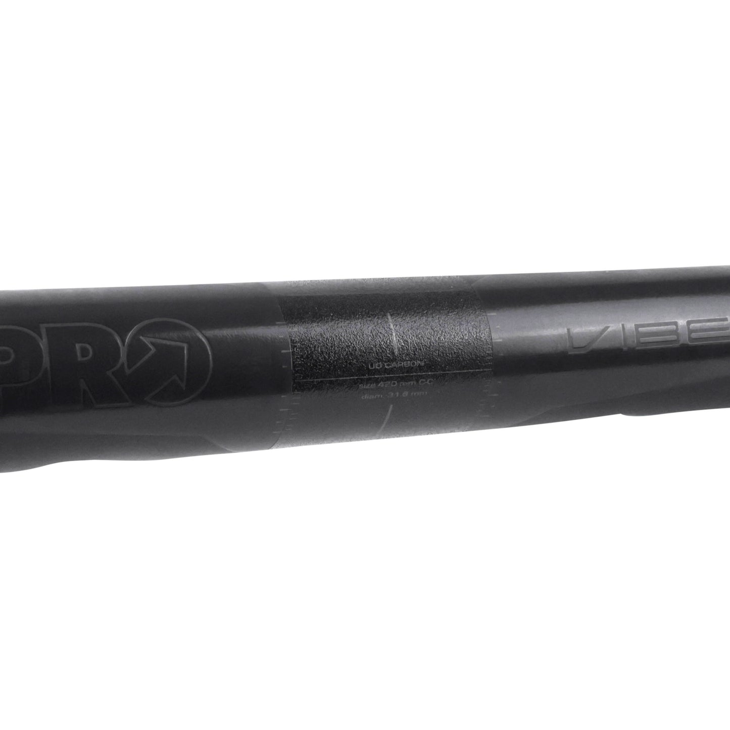 Road handlebar pro vibe anatomic carbon black L 42 outside (center-to-center 42cm) for 31.8mm stem