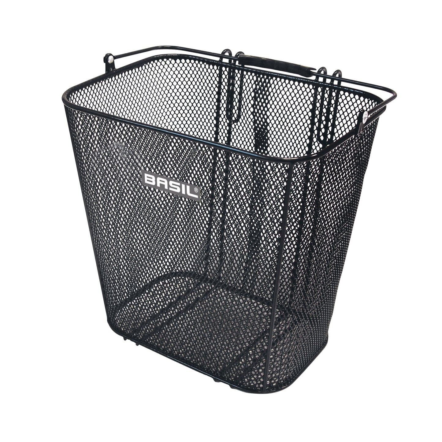 Panier arrière acier nid d’abeille Basil Cardif noir