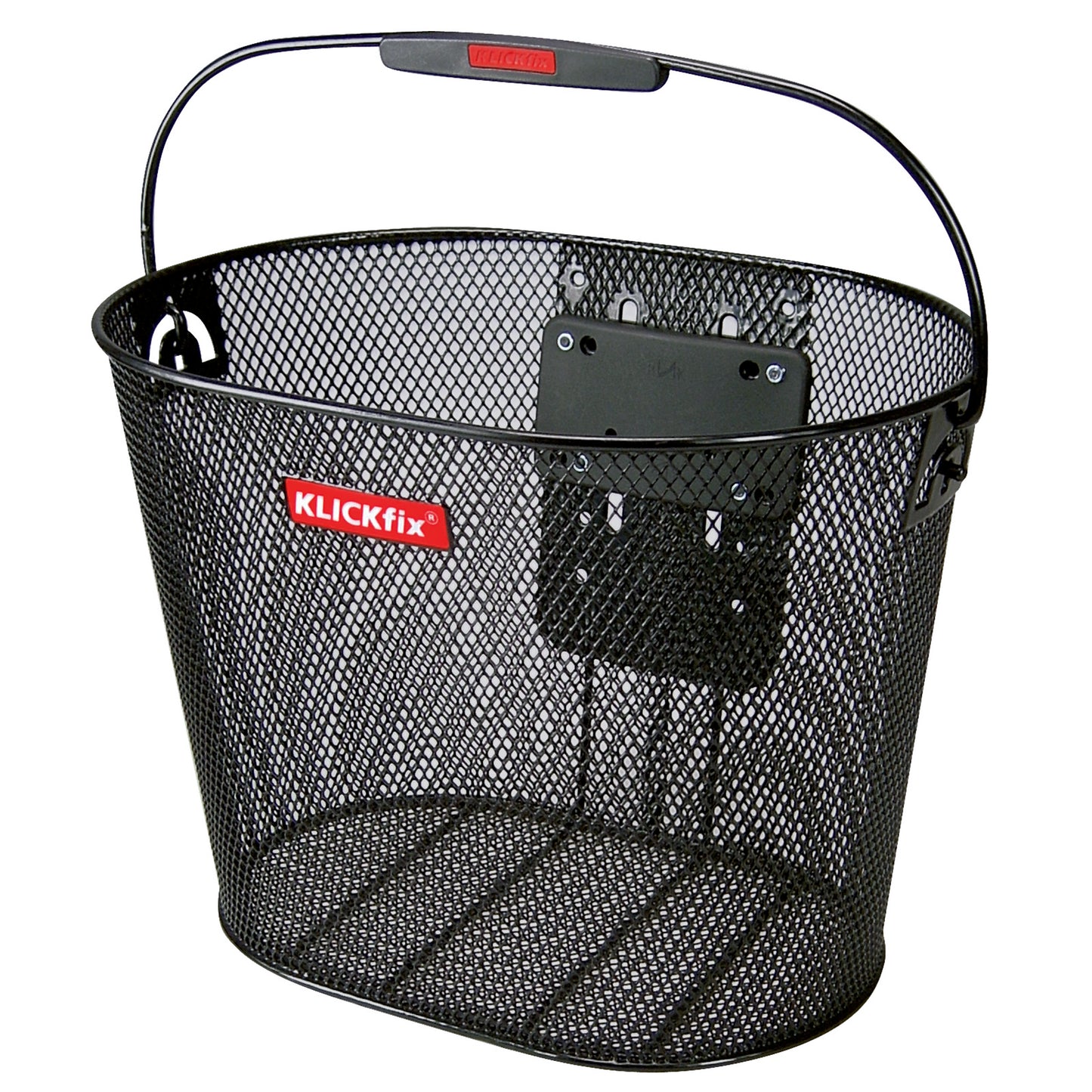 Honeycomb steel front basket Klickfix 16L black