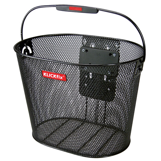 Honeycomb steel front basket Klickfix 16L black