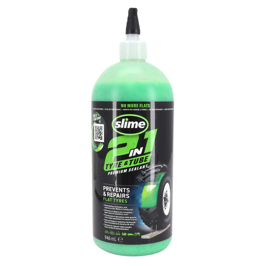 Slime 2-in-1 Inner Tube & Tubeless Tire Sealant 946 ml