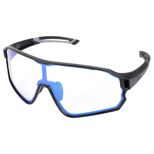 Lunettes vélo adulte PCP Visionair noir/bleu photochromiques