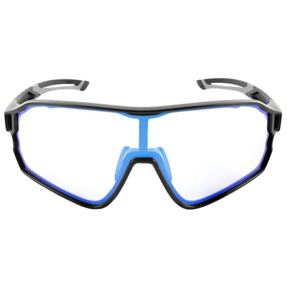 Lunettes vélo adulte PCP Visionair noir/bleu photochromiques