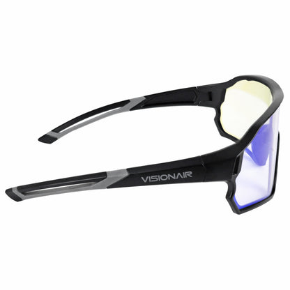 Lunettes vélo adulte PCP Visionair noir/bleu photochromiques