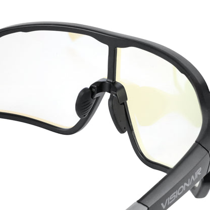 Lunettes vélo adulte PCP Visionair noir/bleu photochromiques