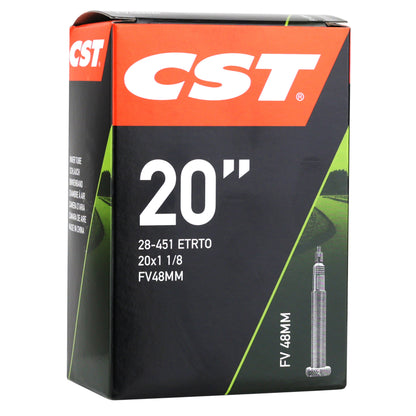 Chambre à air vélo 20 x 1 1-8 Cst valve presta 48 mm