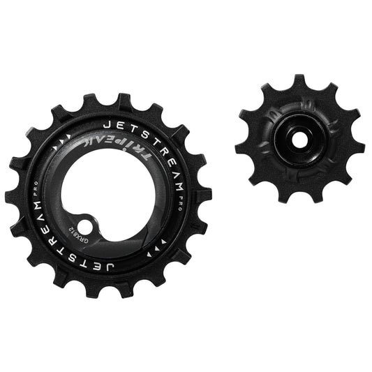Tripeak aopw Derailleur Pulley 11-18 Teeth Ceramic 11x1 speed. Shimano GRX RX812 - 817 Black Set of 2