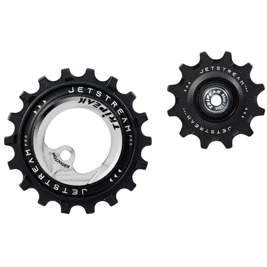 Tripeak AOPW 12-18T Ceramic Derailleur Pulley 11x2v. Shimano Ultegra R8000GS - 105 R7000GS Silver Set of 2