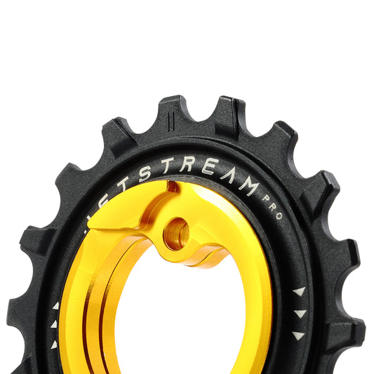 Tripeak 12-18 tooth ceramic derailleur pulley 12x2v. Shimano Ultegra R8100 - 105 R7100 gold set of 2