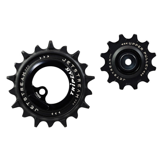 Tripeak aopw ceramic derailleur pulley 12-18 teeth 12x2v. Shimano Dura-Ace R9200 black set of 2