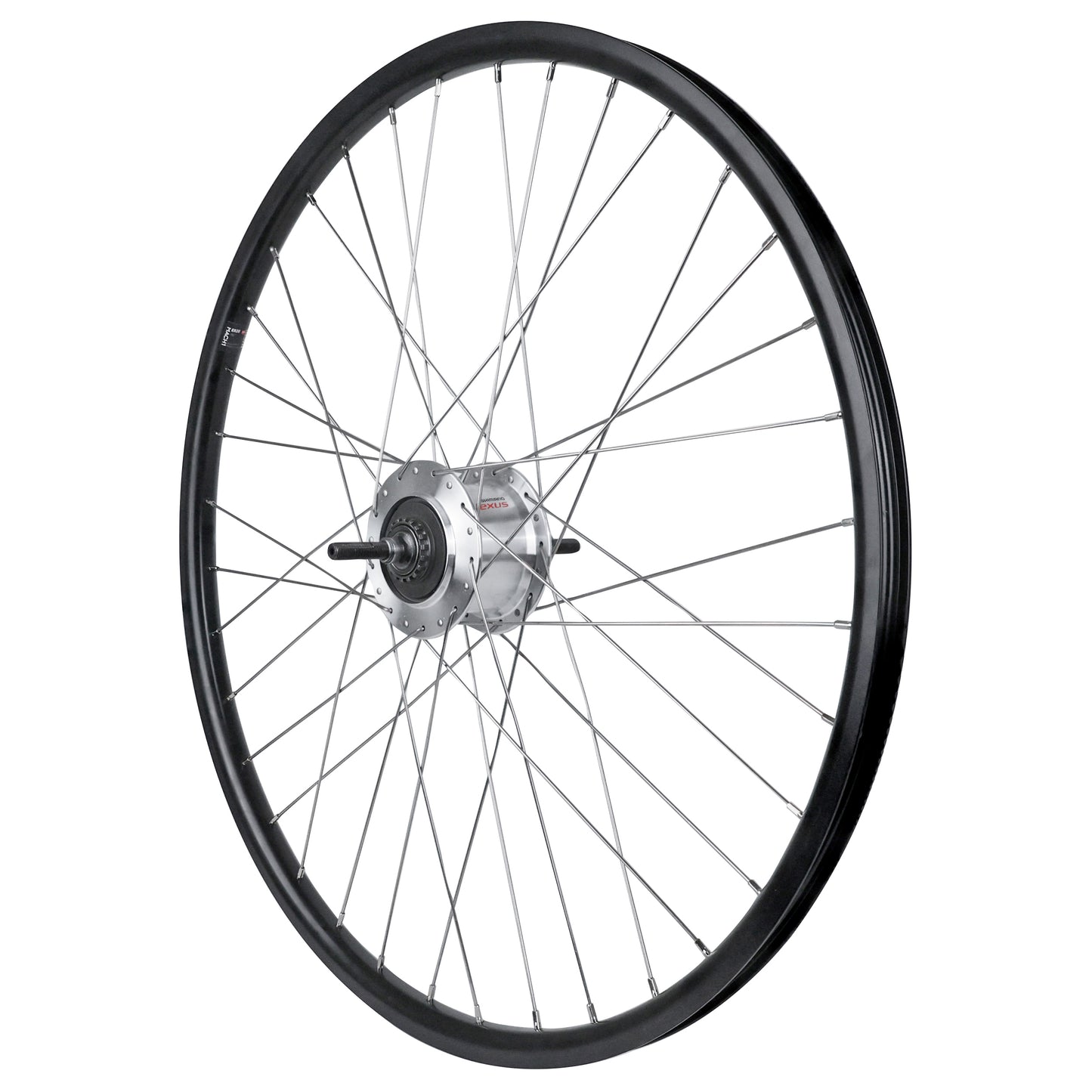 Roue PCP city arrière 26" moyeu Nexus 7 roller brake argent jante 19C