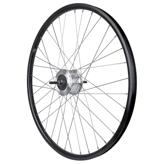 Roue PCP city arrière 26" moyeu Nexus 7 roller brake argent jante 19C