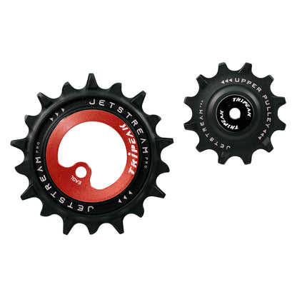 Galet dérailleur aopw Tripeak 12-18 dents céramique 12x1v. Sram VTT eagle axs rouge jeu de 2