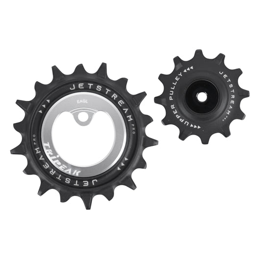 Tripeak aopw ceramic derailleur jockey wheels 12-18 teeth 12x1s. Sram MTB eagle axs silver set of 2