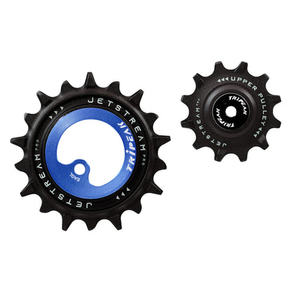 Tripeak 12-18t Ceramic Derailleur Pulleys 12x1s. SRAM MTB Eagle AXS Dark Blue Set of 2
