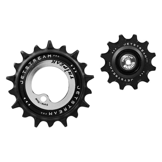Tripeak derailleur pulley aopw 12-18 teeth ceramic 12x2v. Sram axs force-rival silver -2023 set of 2
