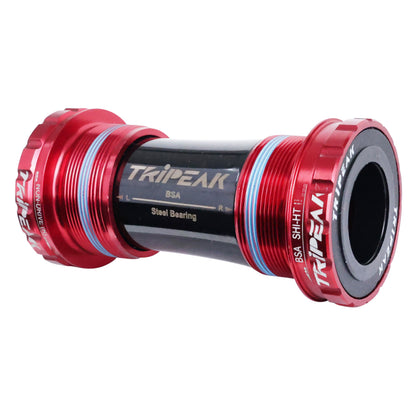 Cuvette intégrée boîtier fileté route Tripeak anglais - bsc - 1,37x24 axe 24 mm rouge (compatible Shimano)