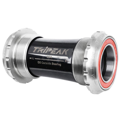 Cuvette intégrée boîtier fileté route Tripeak céramique anglais - bsc - 1,37x24 axe 24 mm argent (compatible Shimano)