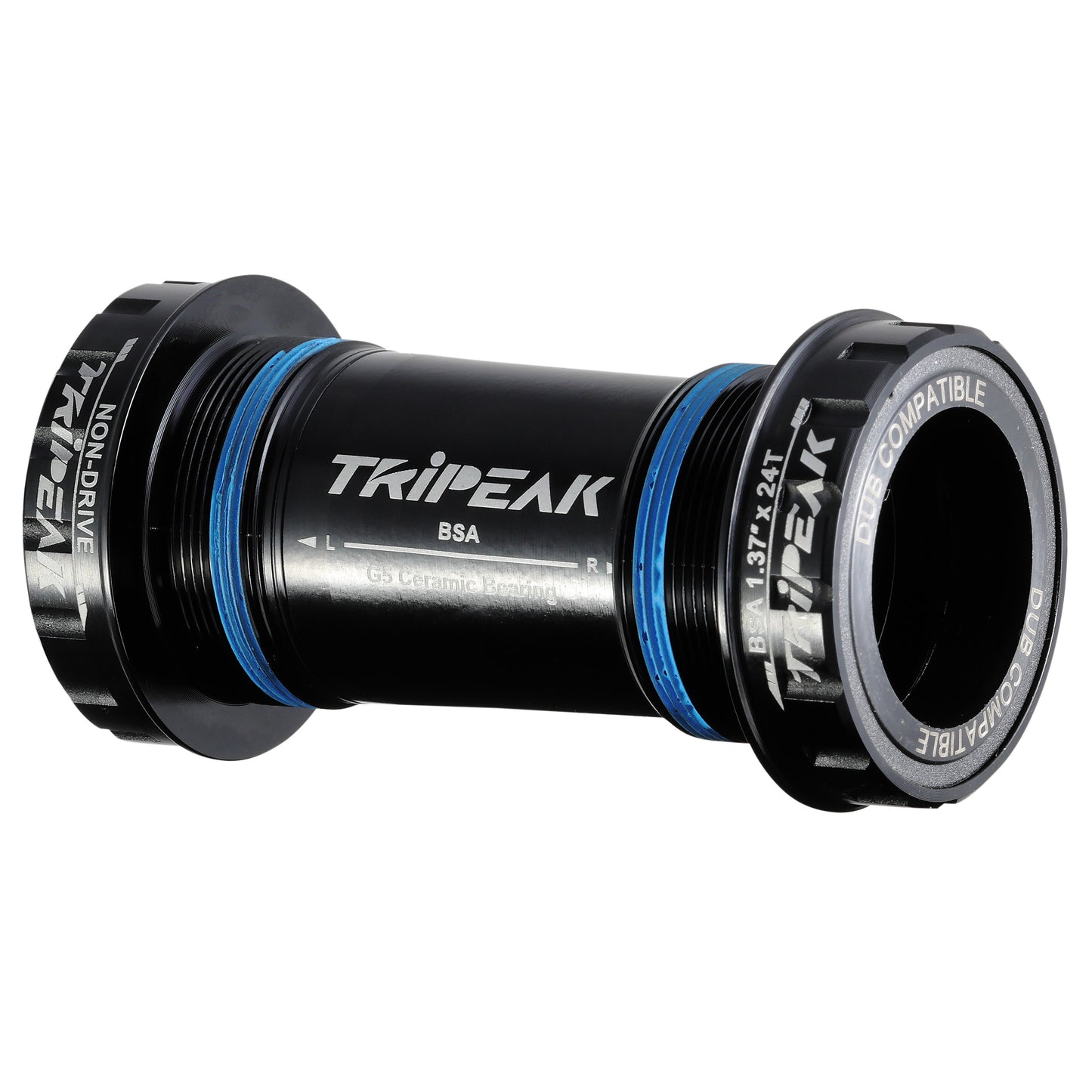 Treapeak G5 ceramic integrated threaded MTB bottom bracket 73mm diameter 34.8mm shell 24mm spindle compatible with Shimano Hollowtech II