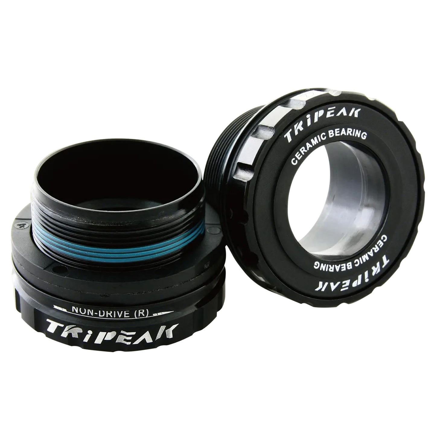 Tripeak ceramic integrated threaded bottom bracket MTB English - BSC - 1.37x24 68-73 mm shell 24 mm and 24-22 mm (Shimano/Sram gxp) axle