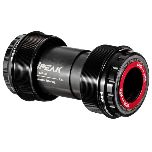 Tripeak 3-in-1 ceramic integrated threaded bottom bracket, road/MTB, 68-73 mm shell, 47 mm diameter, for 24 mm/28.99 mm/30 mm axle (Sram DUB/Rotor 3D/Shimano compatible)