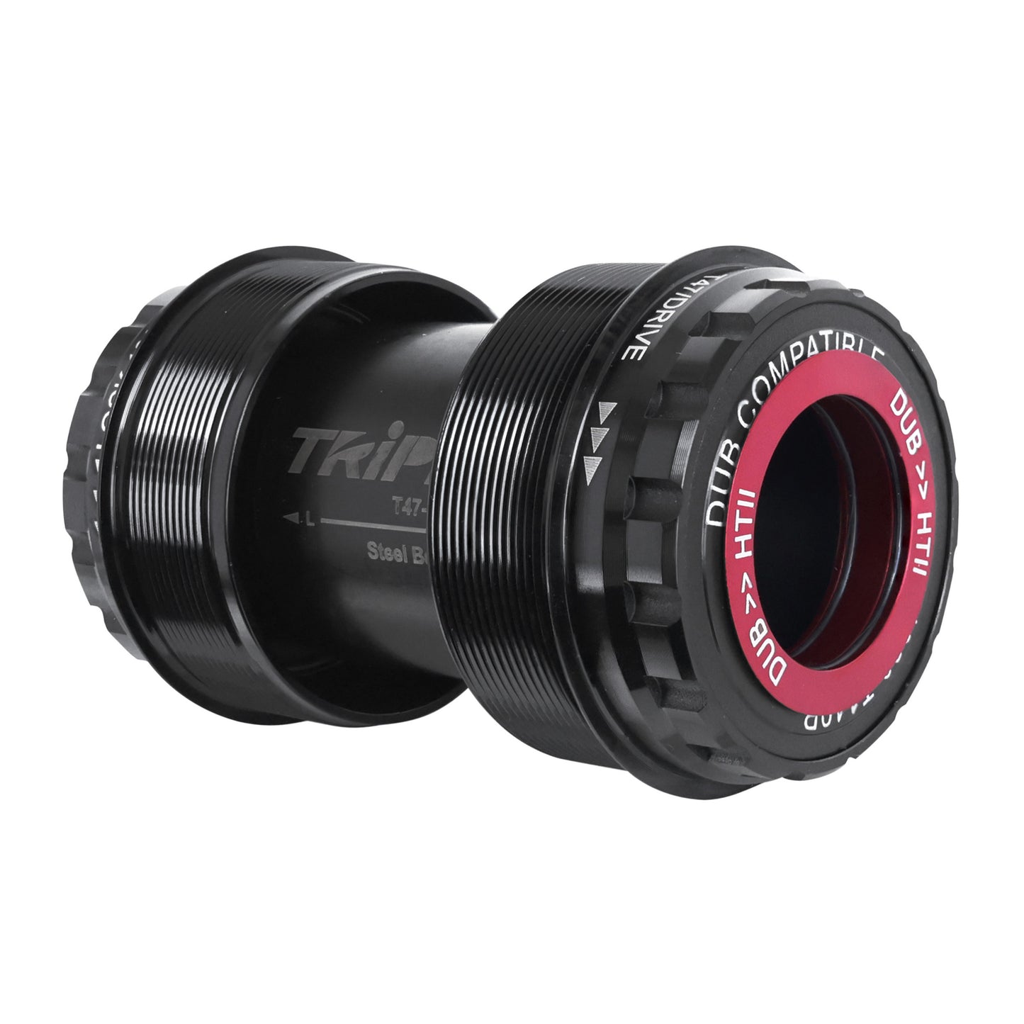 Integrated bottom bracket threaded shell road-MTB Tripeak 3in1 68-73 mm shell diameter 47 mm for 24 mm/28.99 mm/30 mm axle (Sram dub/rotor 3d/Shimano compatible)